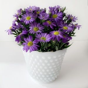 Vintage Hobnail Milk Glass